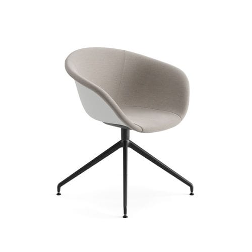 Chaise contemporaine - DUNA 02 - Arper - d'intérieur / en polypropylène / en cuir