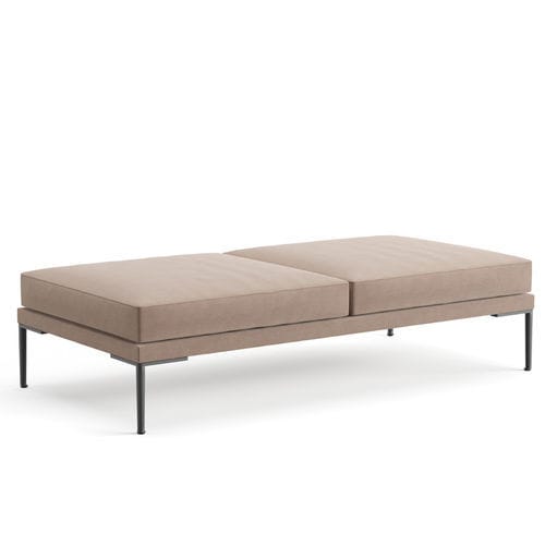 Banc contemporain - STEEVE - Arper - en cuir / en tissu / sans dossier