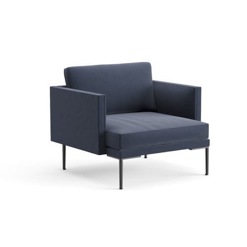 Fauteuil contemporain - STEEVE  - Arper - en cuir / en simili cuir / en polypropylène