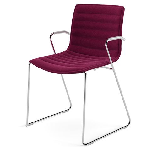 Chaise contemporaine - CATIFA (RE) 46 - Arper - d'intérieur / en polypropylène / en cuir