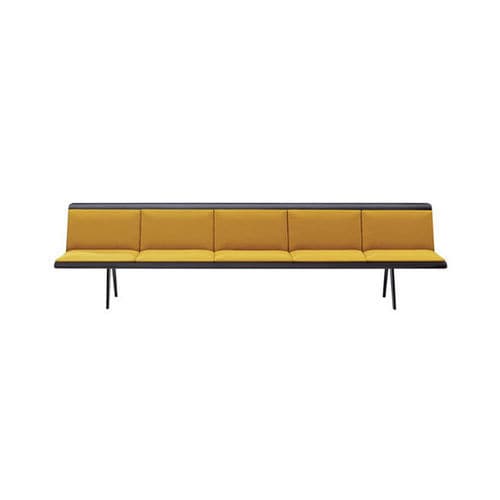 Banquette modulable - ZINTA  - Arper - contemporaine / en tissu / en cuir