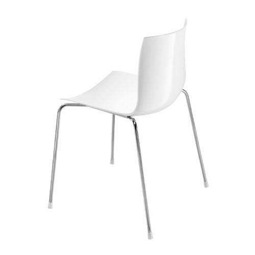 Chaise contemporaine - CATIFA 46  - Arper - d'intérieur / d'extérieur / en acier chromé