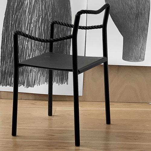 Chaise contemporaine - Artek - d'intérieur / en acier / en frêne