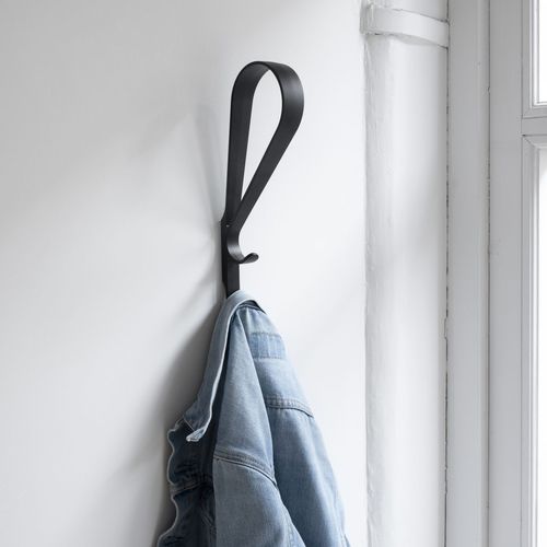Porte-manteau mural - TUPLA - Artek - contemporain / en zinc / noir