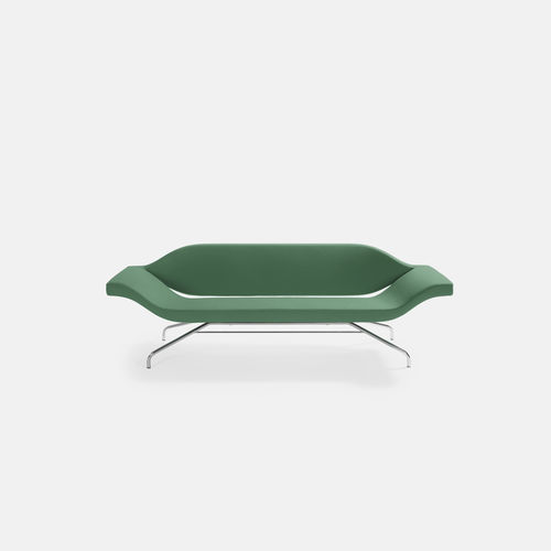 Banquette contemporaine - Ondo - Artifort - en tissu / en cuir / avec piètement en métal