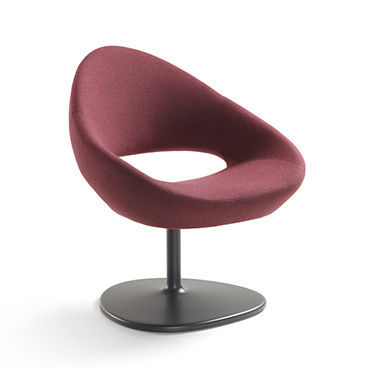 Fauteuil contemporain - Shark Lounge - Artifort - en tissu / en cuir / avec dossier haut