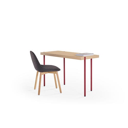 Bureau contemporain - PALLADIO - Artifort - en placage de bois / en MDF / en acier inoxydable