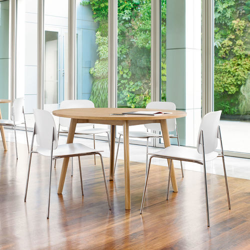 Table de réunion design scandinave - SOLEM - BERNHARD design - en placage de bois / en chêne / en stratifié