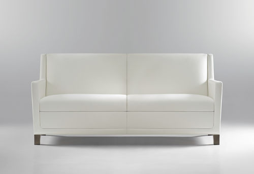 Canapé contemporain - BLAINE - BERNHARD design - en tissu / en cuir / avec accoudoirs