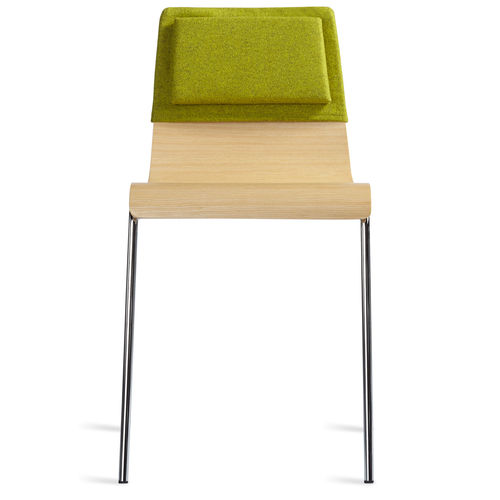 Chaise contemporaine - COZY COZY - BLU DOT - d'intérieur / en métal / résidentielle