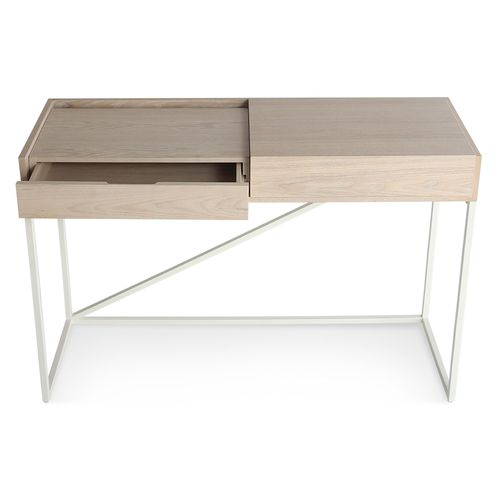 Bureau contemporain - SWISH - BLU DOT - en noyer / en frêne / en acier à revêtement par poudre