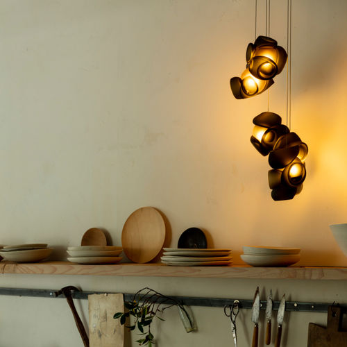 Suspension - 100 SERIES - BOCCI - en nickel / en verre / contemporaine