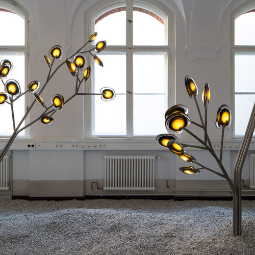 Lampe sur pied - 16.10  - BOCCI - en acier inoxydable / en verre / contemporaine