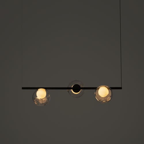 Suspension - 28.3 - BOCCI - en laiton / en verre / contemporaine