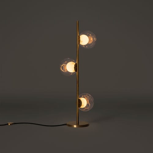 Suspension - 28.3 - BOCCI - en laiton / en verre / en tissu