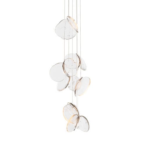 Lustre contemporain - 141.7 RANDOM - BOCCI - en acier / en verre / 7 ampoules