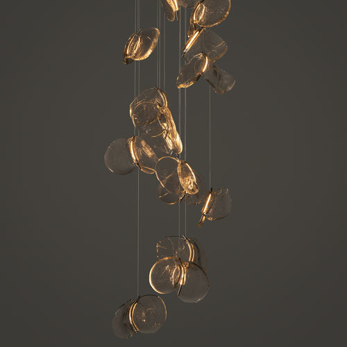 Lustre contemporain - 141.16 - BOCCI - en acier / en verre / professionnel