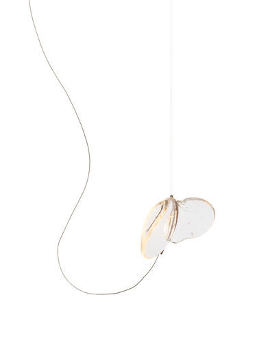 Suspension - 141.1m - BOCCI - en laiton brossé / en nickel / en acier