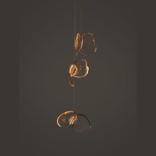 Plafonnier contemporain - 141.3 - BOCCI - rond / en acier / en verre