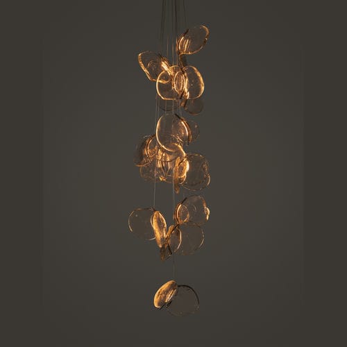 Lustre contemporain - 141.13 - BOCCI - en acier / autres matériaux / en verre