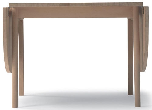 Table contemporaine - CH002 - Carl Hansen & Son - en bois / carrée / par Hans J. Wegner