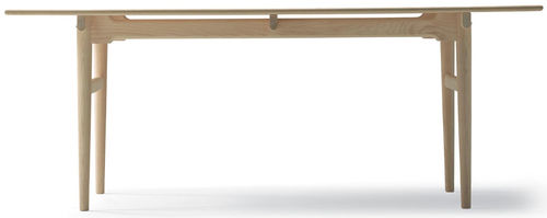 Table contemporaine - CH327 - Carl Hansen & Son - en bois de feuillus / rectangulaire / par Hans J. Wegner