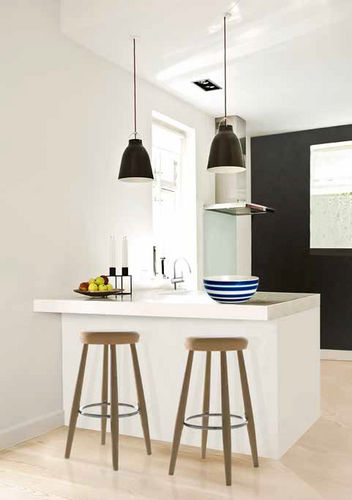 Tabouret de bar contemporain - CH56 & CH58 - Carl Hansen & Son - par Hans J. Wegner