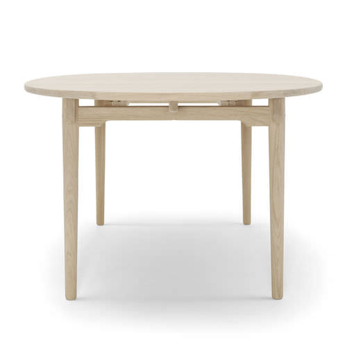 Table contemporaine - CH338 - Carl Hansen & Son - en bois / ronde / par Hans J. Wegner
