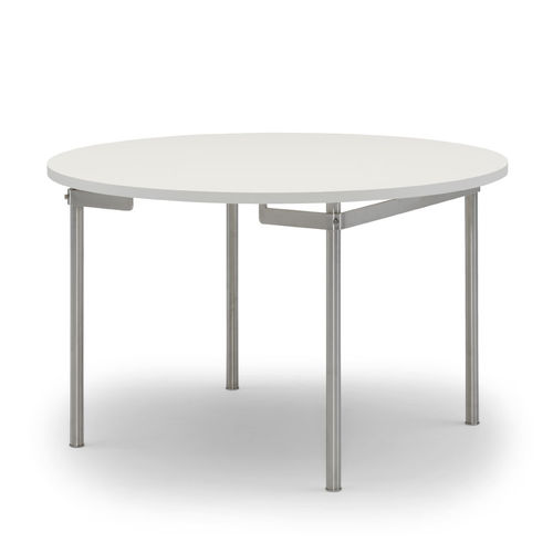 Table contemporaine - CH388 - Carl Hansen & Son - en bois / ronde / par Hans J. Wegner