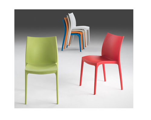 Chaise contemporaine - BRIO - eXdè - en polypropylène / empilable / résidentielle