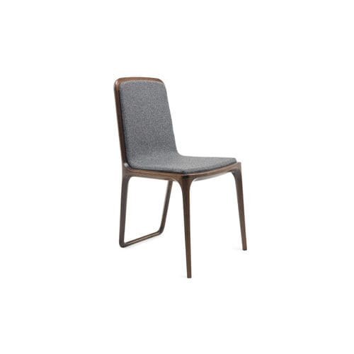 Chaise contemporaine - OTTO  - CECCOTTI COLLEZIONI - d'intérieur / en tissu / en noyer américain