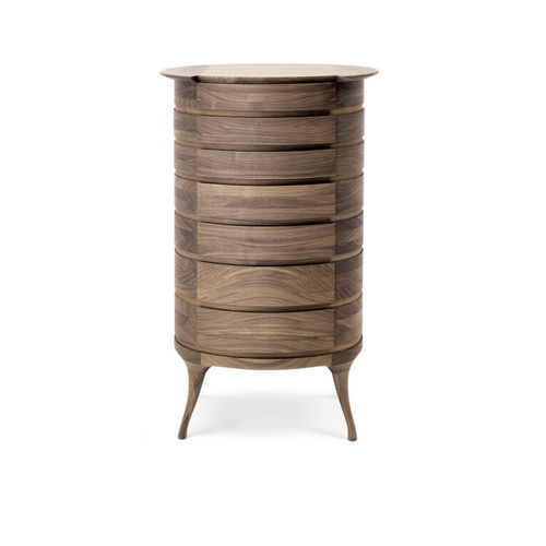 Chiffonnier contemporain - BANDEJA - CECCOTTI COLLEZIONI - en noyer américain / par Roberto Lazzeroni