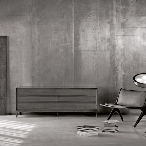 Commode contemporaine - BRAD - CECCOTTI COLLEZIONI - en contreplaqué / en noyer américain / non spécifié