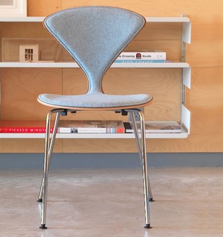 Chaise contemporaine - CSTK - Cherner - d'intérieur / en hêtre / en noyer