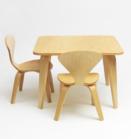 Table d'enseignement contemporaine - YT30 series - Cherner - en noyer / en bouleau / en contreplaqué moulé