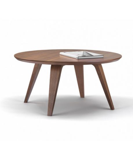 Table basse contemporaine - CCT series - Cherner - en contreplaqué moulé / avec piètement en contreplaqué / ronde