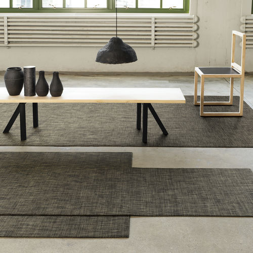 Tapis contemporain - BASKETWEAVE - Chilewich Sultan LLC - à rayures / en fibres synthétiques / rectangulaire