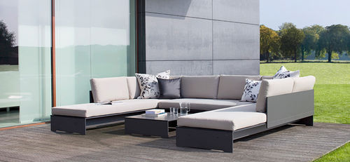 Canapé modulable - RIVA - Conmoto - contemporain / en tissu / beige