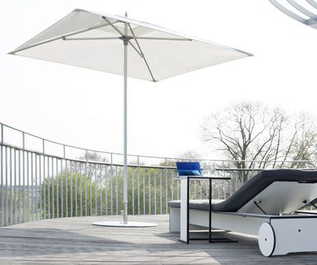 Parasol carré - PREMIUM - Conmoto - en aluminium / résistant au vent / pour hôtel