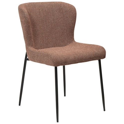 Chaise contemporaine - GLAM - DAN-FORM - d'intérieur / en tissu / avec piètement en acier