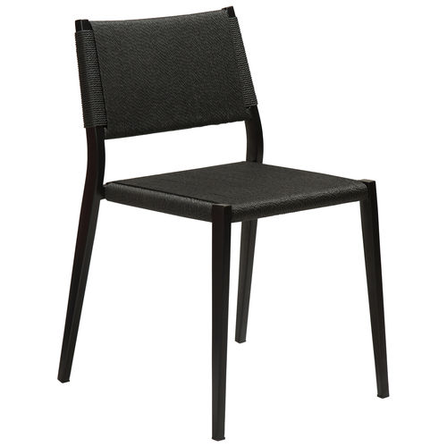 Chaise contemporaine - LOOP - DAN-FORM - d'intérieur / en corde / avec piètement en acier