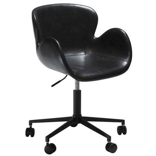 Chaise de bureau contemporaine - GAIA - DAN-FORM - d'intérieur / en cuir / avec piètement en acier
