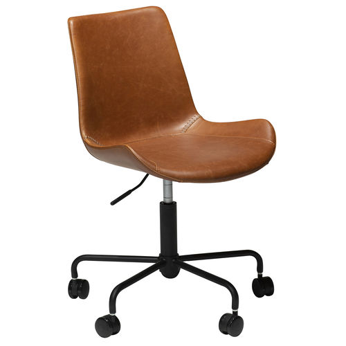 Chaise de bureau contemporaine - HYPE - DAN-FORM - d'intérieur / en cuir / avec piètement en acier