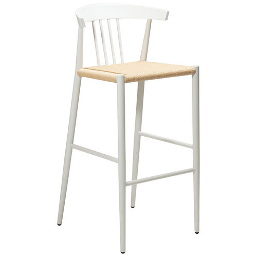 Chaise de bar contemporaine - SAVA - DAN-FORM - d'intérieur / en corde / avec piètement en acier