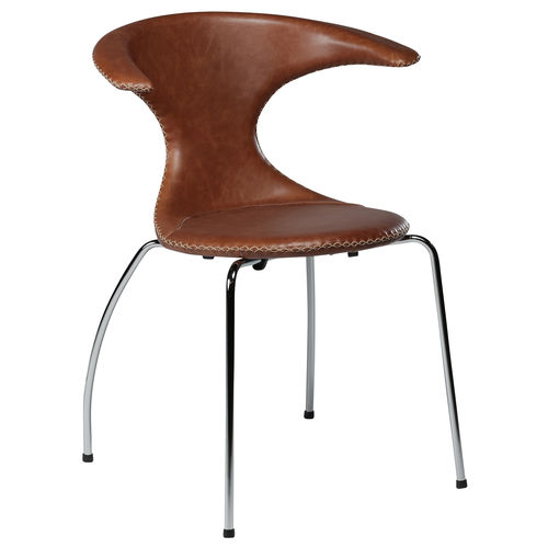 Chaise contemporaine - FLAIR - DAN-FORM - d'intérieur / en tissu / en cuir