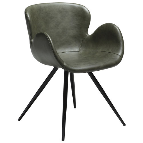 Chaise classique - GAIA - DAN-FORM - d'intérieur / en velours / en cuir