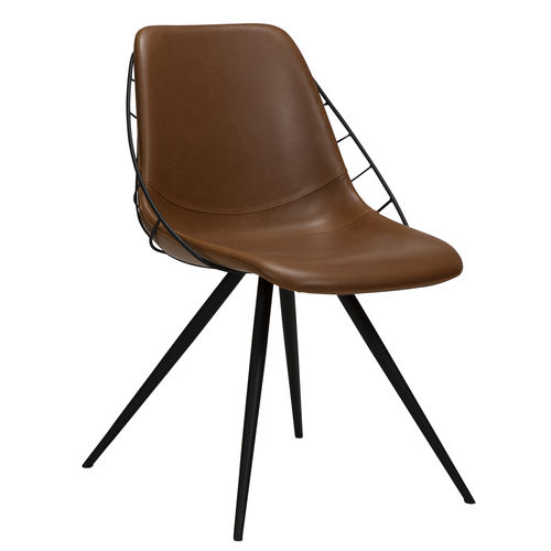 Chaise contemporaine - SWAY - DAN-FORM - d'intérieur / en tissu / en cuir