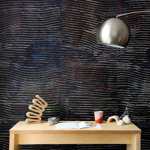 Revêtement mural pour intérieur - RAKE   - Design Tex  - en polyester / en cellulose / intissé