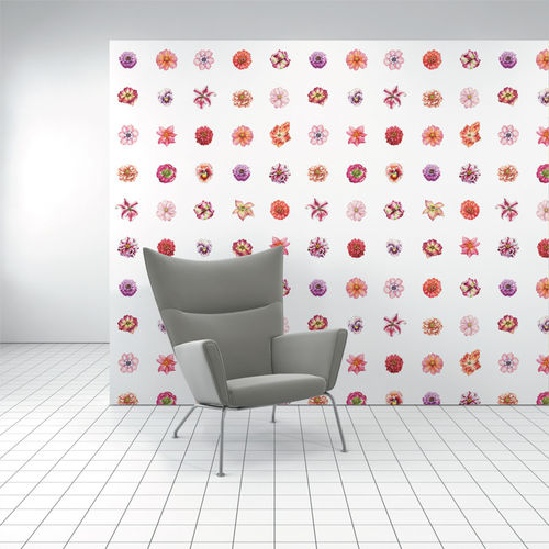 Revêtement mural pour intérieur - WALLFLOWERS - Design Tex  - en cellulose / en polyester / imprimé