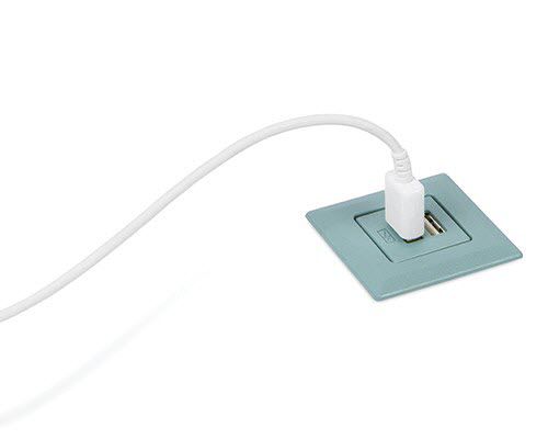 Prise USB - PCS75 - Doug Mockett & Co. - double / encastrable / contemporaine
